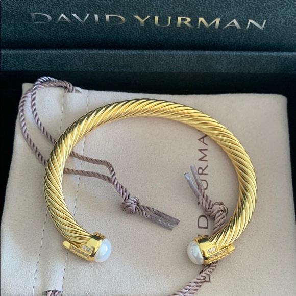 David Yurman Gold Cable Bracelet - Picture 1 of 6